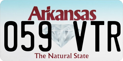 AR license plate 059VTR