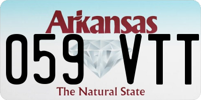 AR license plate 059VTT