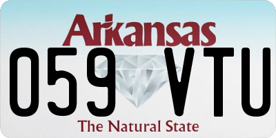 AR license plate 059VTU