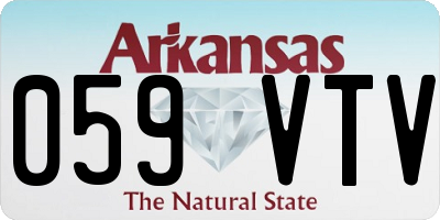 AR license plate 059VTV