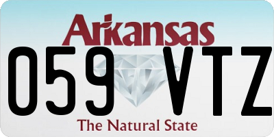 AR license plate 059VTZ
