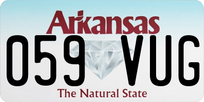 AR license plate 059VUG