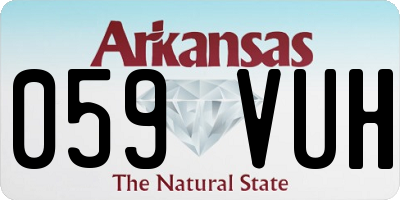 AR license plate 059VUH