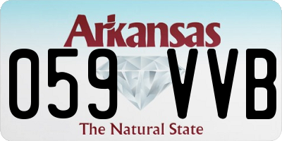 AR license plate 059VVB