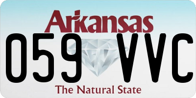 AR license plate 059VVC