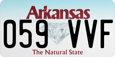 AR license plate 059VVF