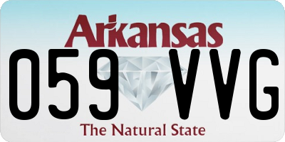AR license plate 059VVG
