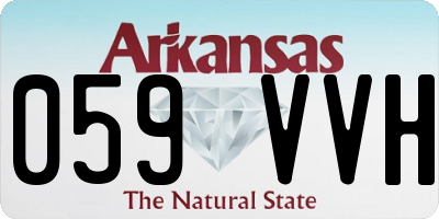 AR license plate 059VVH