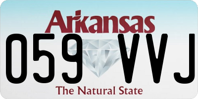 AR license plate 059VVJ