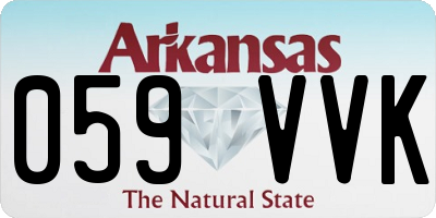 AR license plate 059VVK
