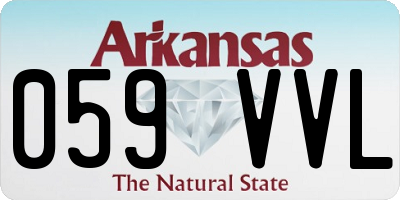 AR license plate 059VVL