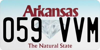 AR license plate 059VVM