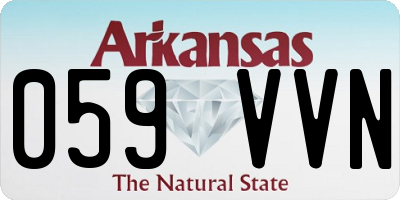 AR license plate 059VVN