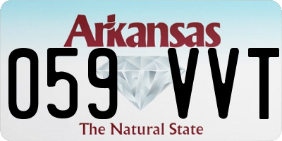 AR license plate 059VVT
