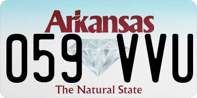 AR license plate 059VVU
