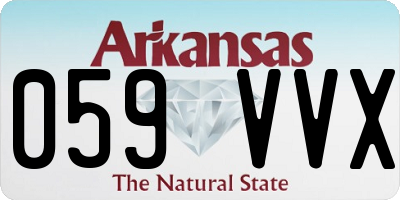 AR license plate 059VVX