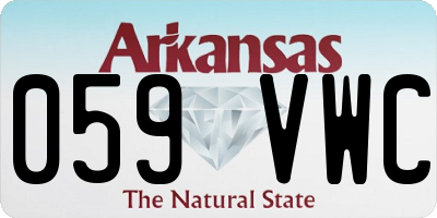 AR license plate 059VWC