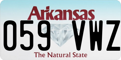 AR license plate 059VWZ