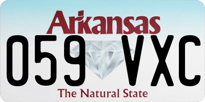AR license plate 059VXC