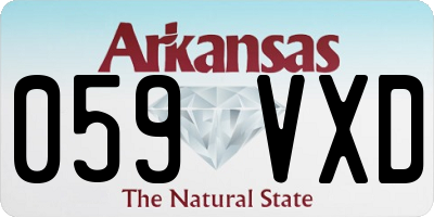AR license plate 059VXD