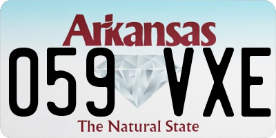 AR license plate 059VXE