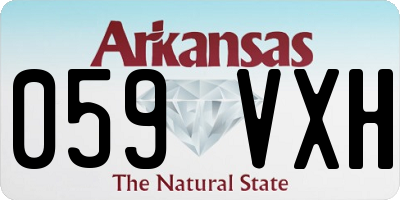 AR license plate 059VXH