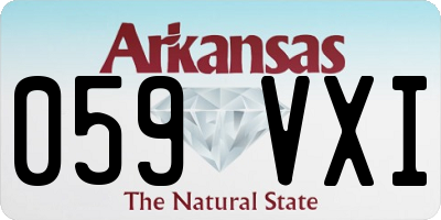 AR license plate 059VXI