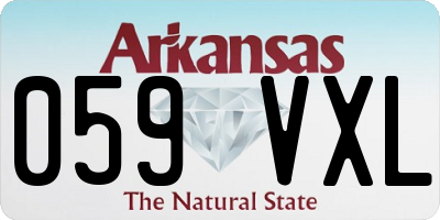 AR license plate 059VXL