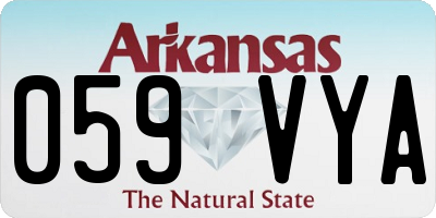 AR license plate 059VYA