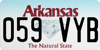 AR license plate 059VYB