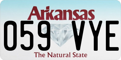 AR license plate 059VYE