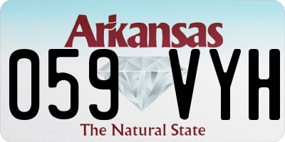 AR license plate 059VYH