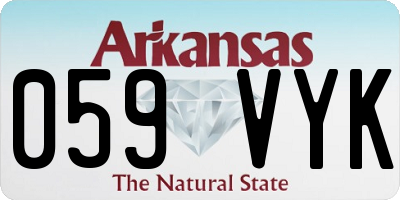 AR license plate 059VYK