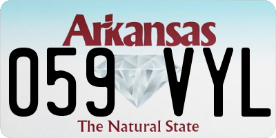 AR license plate 059VYL