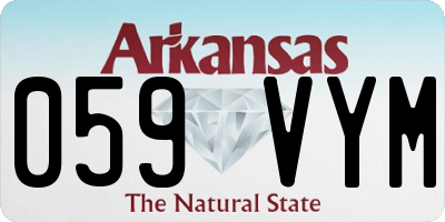 AR license plate 059VYM