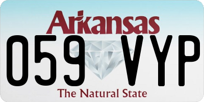 AR license plate 059VYP