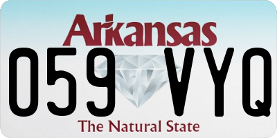 AR license plate 059VYQ