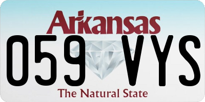 AR license plate 059VYS