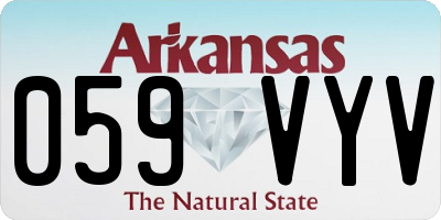 AR license plate 059VYV