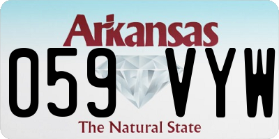AR license plate 059VYW