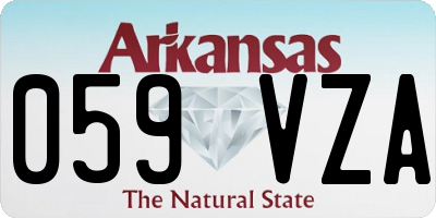 AR license plate 059VZA