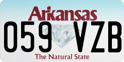 AR license plate 059VZB