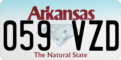 AR license plate 059VZD