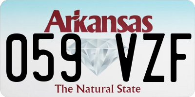 AR license plate 059VZF