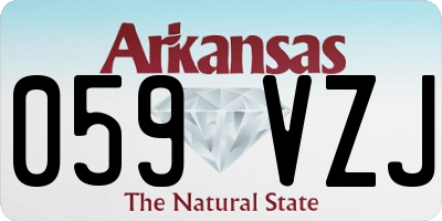 AR license plate 059VZJ