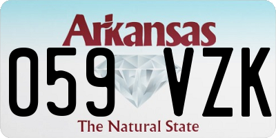 AR license plate 059VZK