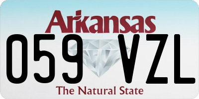 AR license plate 059VZL