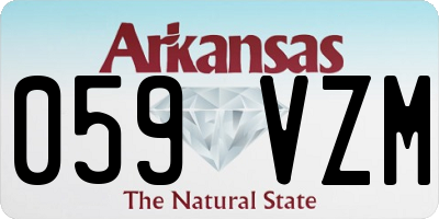 AR license plate 059VZM