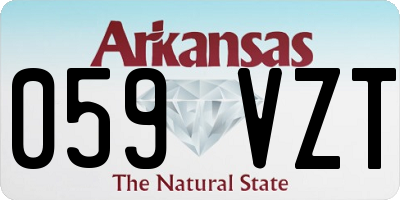 AR license plate 059VZT