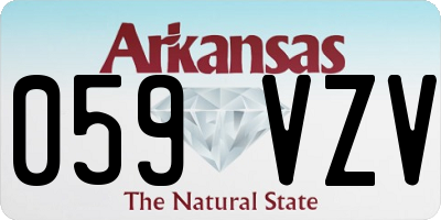 AR license plate 059VZV